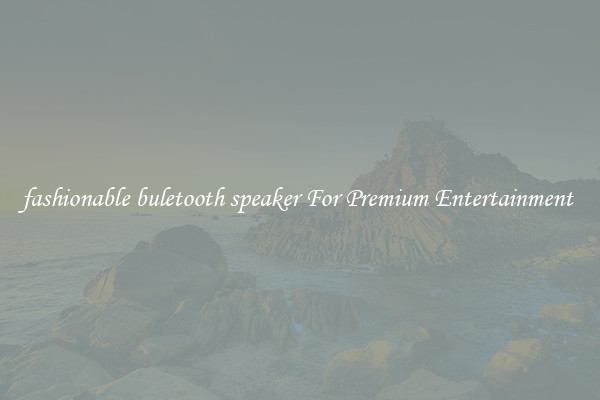 fashionable buletooth speaker For Premium Entertainment 