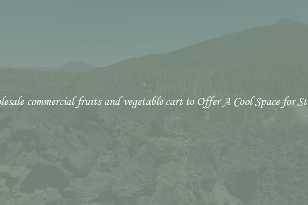 Wholesale commercial fruits and vegetable cart to Offer A Cool Space for Storing