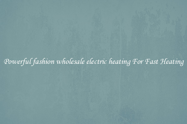 Powerful fashion wholesale electric heating For Fast Heating