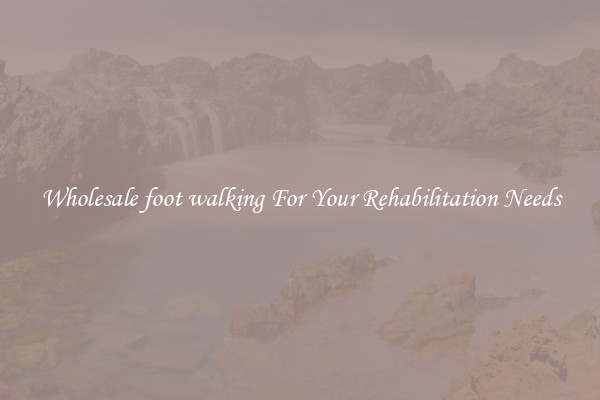 Wholesale foot walking For Your Rehabilitation Needs
