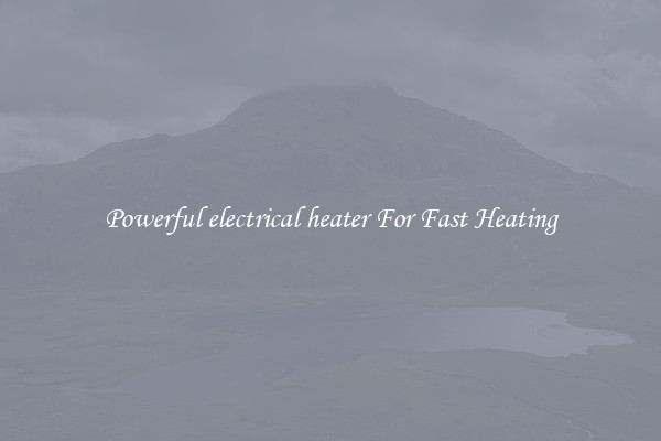 Powerful electrical heater For Fast Heating