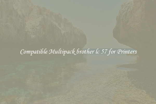 Compatible Multipack brother lc 57 for Printers
