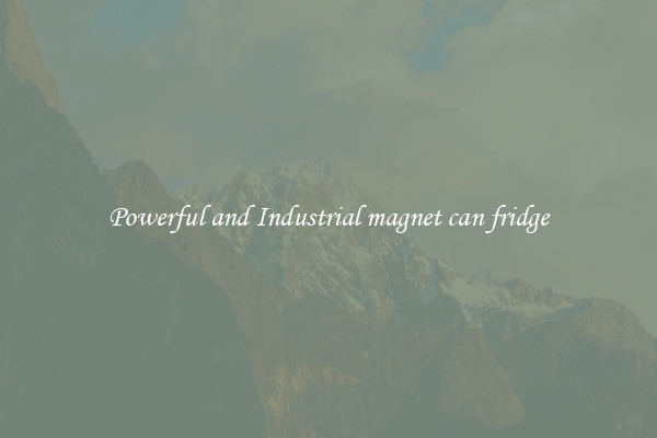 Powerful and Industrial magnet can fridge
