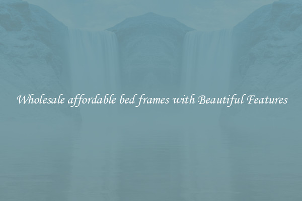 Wholesale affordable bed frames with Beautiful Features