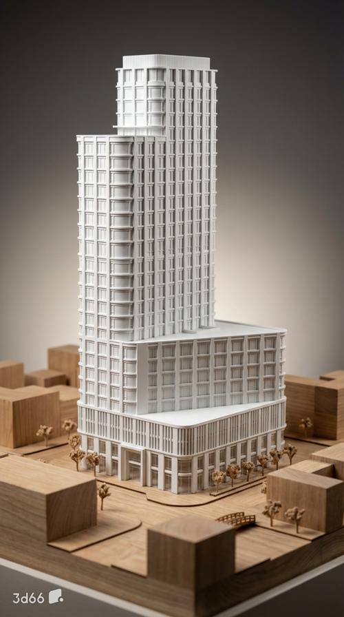 城市之巔的微縮詩篇 現代高層建筑模型的造夢美學