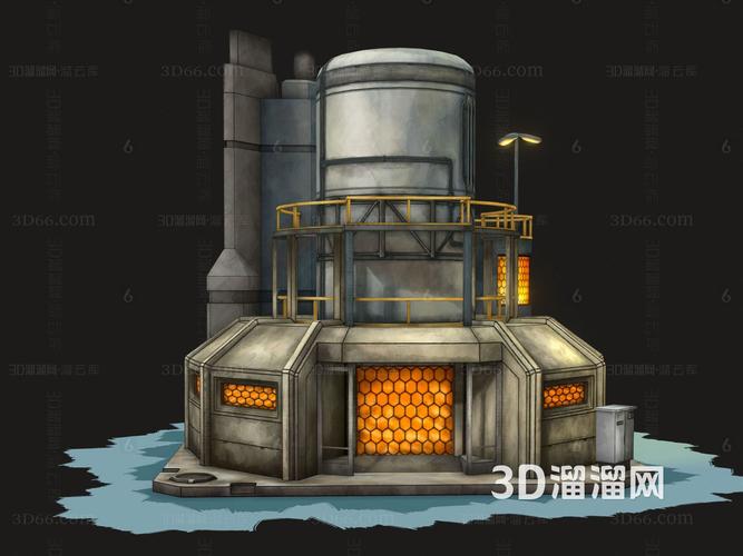 卡通與科幻的碰撞 3D模型構建的現代建筑奇想